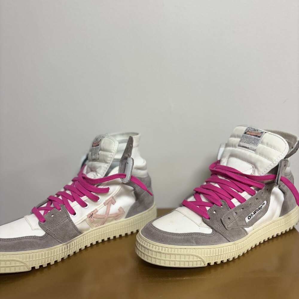 Off-White Sneakers 3.0 Off-Court High Men 11.5 in "White Grey"